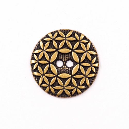 Botão Casear em Zamac - 2432